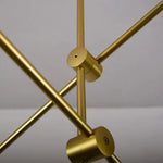 Load image into Gallery viewer, Sputnik Chandelier - 4 bulb - Gold
