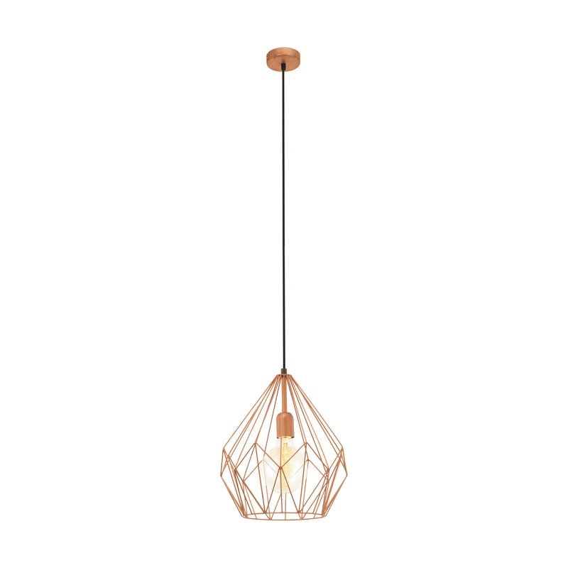 Diamond fit pendant light  - Rose Gold (large)