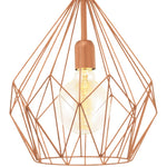 Load image into Gallery viewer, Diamond fit pendant light  - Rose Gold (large)
