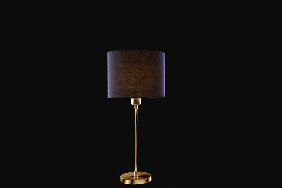 Tavolo gold table lamp - black