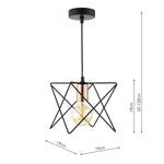 Load image into Gallery viewer, Star fit pendant light  - Black
