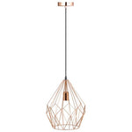 Load image into Gallery viewer, Diamond fit pendant light  - Rose Gold (large)
