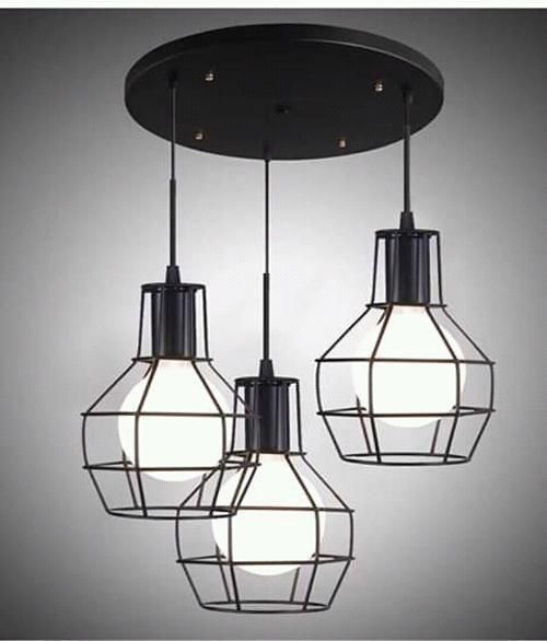 Bomb fit Chandelier  - Black