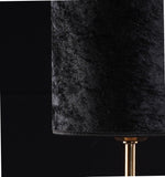 Load image into Gallery viewer, petit Tavolo gold table lamp - black (Velvet)
