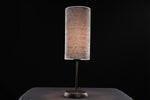 Load image into Gallery viewer, petit Tavolo Black Table Lamp - Grey (Velvet)
