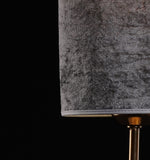 Load image into Gallery viewer, petit Tavolo gold table lamp - Grey (Velvet)
