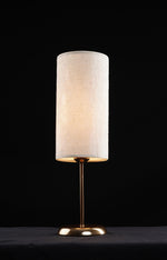 Load image into Gallery viewer, petit Tavolo Gold Table Lamp - Beige (Velvet)
