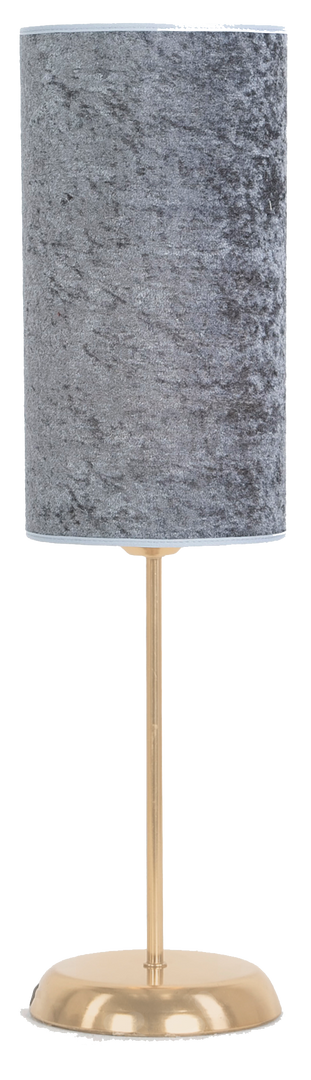 petit Tavolo gold table lamp - Grey (Velvet)