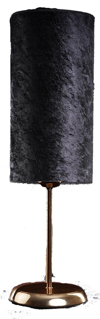 petit Tavolo gold table lamp - black (Velvet)