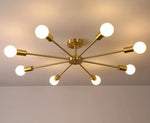 Load image into Gallery viewer, Steco chandelier - 8 branches - Gold
