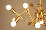 Load image into Gallery viewer, Mesh movable chandelier - 8 branch - Gold
